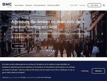 Tablet Screenshot of bmc.nl