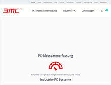 Tablet Screenshot of bmc.de